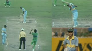 Young Azharuddin vs Mighty Pakistan Bowling  Azhars Brave Match Winning 93 in a Tough Run Chase [upl. by Dlanar316]