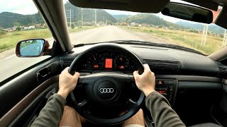 1999 Audi A4 B5 18T  POV Drive Binaural Audio [upl. by Ewer]