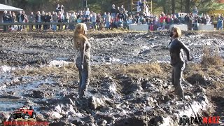 2 Girls Mud Wrestling At 84th St Mud Bog [upl. by Arlon]