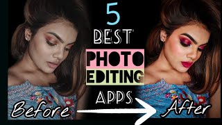 5 best photo editing apps for Android  Mobile  2021  Easy to use and new photo editing apps [upl. by Deb]