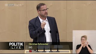 Christian Hafenecker  Wohlstand und Sicherheit statt EUSanktionen und Asylantenansturm  4102022 [upl. by Rexanne]