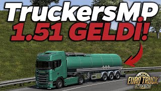 TruckersMP 151 Güncellemesi GELDİ Duisburg  Calais Yolu  Euro Truck Simulator 2 [upl. by Aiynat]