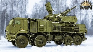 Powerful Pantsir S1 Russian Air Defense System [upl. by Leirud]