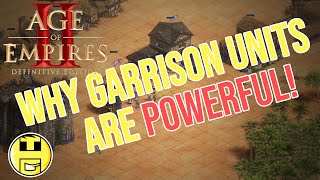 WHY GARRISON UNITS ARE POWERFUL  AoE2DE Beginners Tips and Tricks [upl. by Bess865]