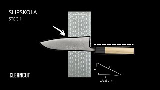 Så slipar du en kniv  STEG 1 [upl. by Dnumde]