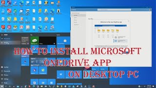 How to Install Microsoft OneDrive App On Desktop PC [upl. by Xella]