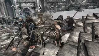 Skyrim Battles  Nord Army vs Orc Army 22 [upl. by Layod401]