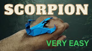 Quick Origami Scorpion Tutorial [upl. by Lukin]