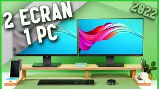 TUTO  COMMENT AVOIR DEUX ECRANS SUR UN SEUL PC [upl. by Anil]