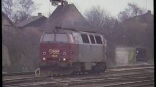 DSB Mz 1434 og 1424 Fredericia st 1989 [upl. by Barnes]