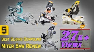 5 The Best Sliding Compound Miter Saw Review  Best Sliding Miter Saw 10 Inch 12 Inch [upl. by Charry]