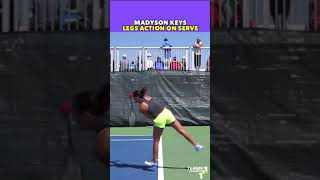 MADYSON KEYS LEGS ACTION ON SERVE tennis shorts [upl. by Auj]