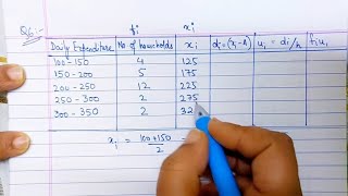 Table show daily expenditure on food of 25 household in localityfind mean daily expenditure on food [upl. by Tchao]