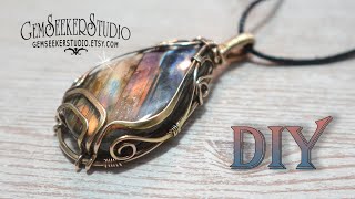 Surprising Creations Transforming Wire into Beautiful Art Wire wrapping tutorial [upl. by Ahsyla]