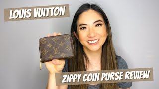 LOUIS VUITTON ZIPPY COIN PURSE REVIEW [upl. by Alain]