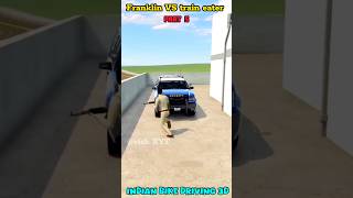 Part 5  FRANKLIN VS TRAIN EATER👿 IN INDIAN BIKE DRIVING 3D GAME shorts [upl. by Mokas]