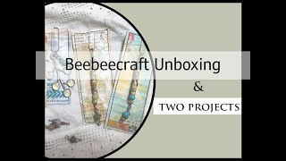 BeeBeeCraft Unboxing amp 2 Projects for your Junk Journals [upl. by Oates]