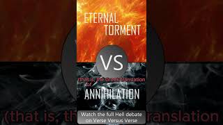 Annihilationism vs ECT Hell Debate Mark 94748 [upl. by Vernice740]