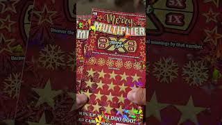 🍀💰 quotMERRY MULTIPLIERquot  3 x 10 California Lottery Scratchers [upl. by Nonnerb]