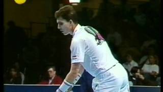 Masters 1990 SF Edberg vs Lendl [upl. by Adalie147]