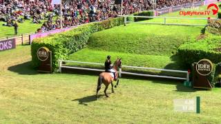 Deutsches Spring und Dressur Derby 2015  Janne Meyer mit Cellagon Anna [upl. by Einram261]