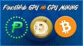 GPU amp CPU Mining on FaucetHub with Swift Mining [upl. by Leorsiy]