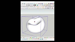 sketchup artisan tool tutorial  bean bag modelling in sketchup [upl. by Trocki112]