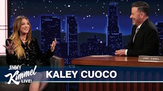 Kaley Cuoco on Flying with a Baby Her Partner Never Seeing Big Bang amp Playing an Assassin Pregnant [upl. by Nerti376]