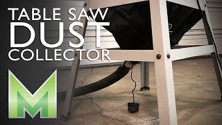 DIY Dust Collector for older Craftsman Tablesaw Project [upl. by Panaggio]