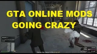 GTA ONLINE USING MOD MENU  FUNNY COMPILATION 😂🤪  gtaonline Modmenu meme [upl. by Secor]