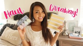 NEW PLANNER HAUL amp GIVEAWAY JoAnn Teresa Collins Target TJ Maxx  Charmaine Dulak [upl. by Airdnat187]