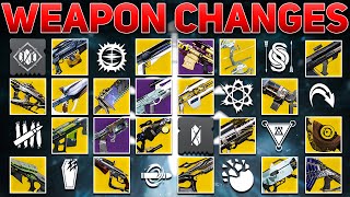 MAJOR Exotic amp Weapons CHANGES IzanagiWitherhoard NERFS  Destiny 2 The Final Shape [upl. by Czarra]