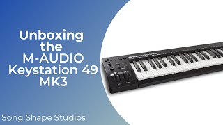 MAudio Keystation 49 MK3 Unboxing [upl. by Orlina]