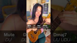 Harvest Moon Ukulele Tutorial ukulele shorts [upl. by Salomon]