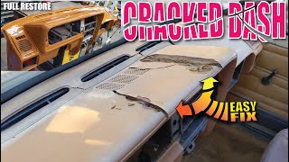 Complete Cracked Dash Repair Super Easy DIY [upl. by Abas]