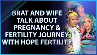 Brat and Wife Talk About Pregnancy Fertility Journey amp Will Give Away 10K Grant for IVF Treatment [upl. by Airbmat]