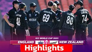 England vs New Zealand Highlights  ENG vs NZ World Cup 2023 Highlights  World Cup 2023 Highlights [upl. by Latsyrk]