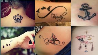 Cute small Tattoo designs for girlsTrendy Tattoo designs [upl. by Anilak]