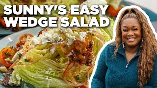 Sunny Andersons Easy Wedge Salad  The Kitchen  Food Network [upl. by Aisauqal]