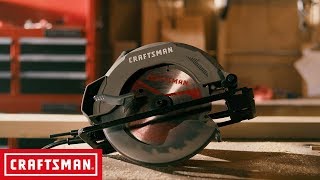 CRAFTSMAN 13 AMP 714IN Corded Circular Saw  Tool Overview [upl. by Nrev963]