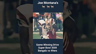 quotJoe Montanas Legendary Comeback Super Bowl XXIIIquot [upl. by Eleynad]