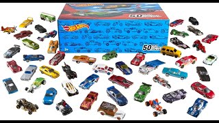 🏎️ 🤩 Amazon Hot Wheels Set of 50 car pack Unboxing [upl. by Sprung]