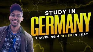 Visiting OVGU Magdeburg Halle Leipzig and TU Chemnitz in 1 day  Study in Germany vlog [upl. by Zetta]