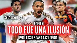 PERÚ 11 COLOMBIA🏆ERA MUY BONITO PARA SER VERDAD💥LUIS DIAZ ARRUINÓ LA SORPRESA [upl. by Yhotmit]