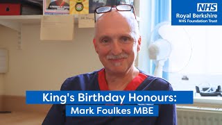 Mark Foulkes MBE  Kings Birthday Honours List 2024 [upl. by Llevad114]