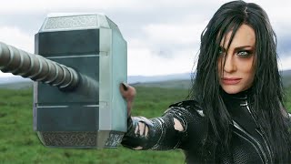 Hela Destroys Mjolnir Scene  Thor Ragnarok 2017 Movie CLIP HD [upl. by Leiser13]