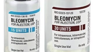 Bleomycin injection 15 unit Anticancer drugs Bleomycin injection use in hindi and side effects [upl. by Devona]