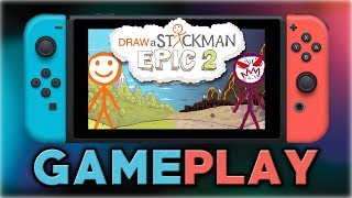 Draw stickman EPIC 2  Ep 1 [upl. by Noelle]