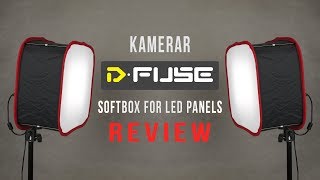 Kamerar DFuse Softbox for LED Panel Lights [upl. by Nonnerb]