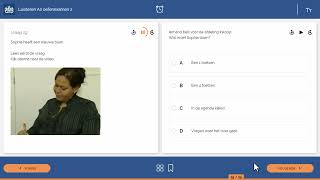 Luisteren examen A2 nieuw systeem 3 vragen [upl. by Nohsram895]